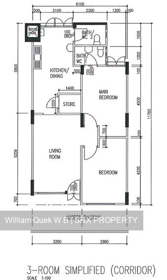 Blk 692 Hougang Street 61 (Hougang), HDB 3 Rooms #392565671